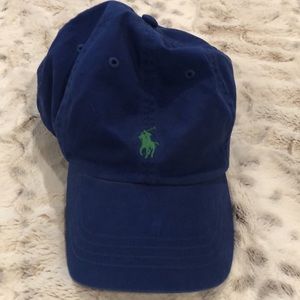 Blue polo hat